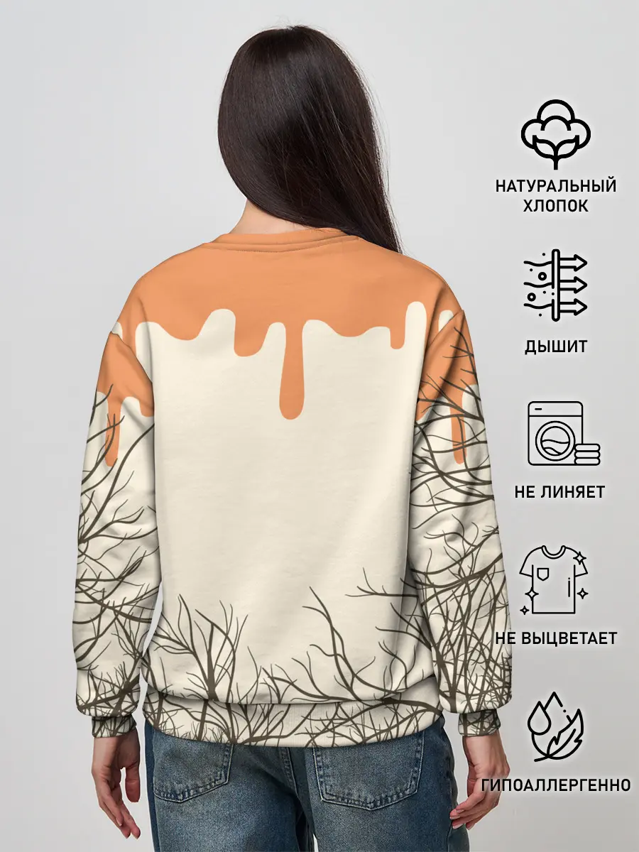 Женский свитшот / ВЕДЬМА В ШЛЯПЕ