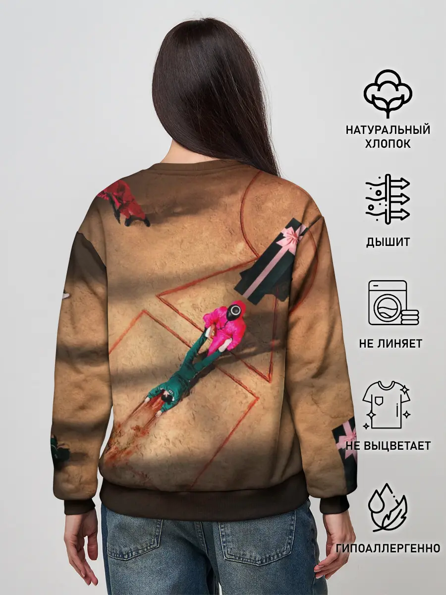 Женский свитшот / Игра в Кальмара Обложка