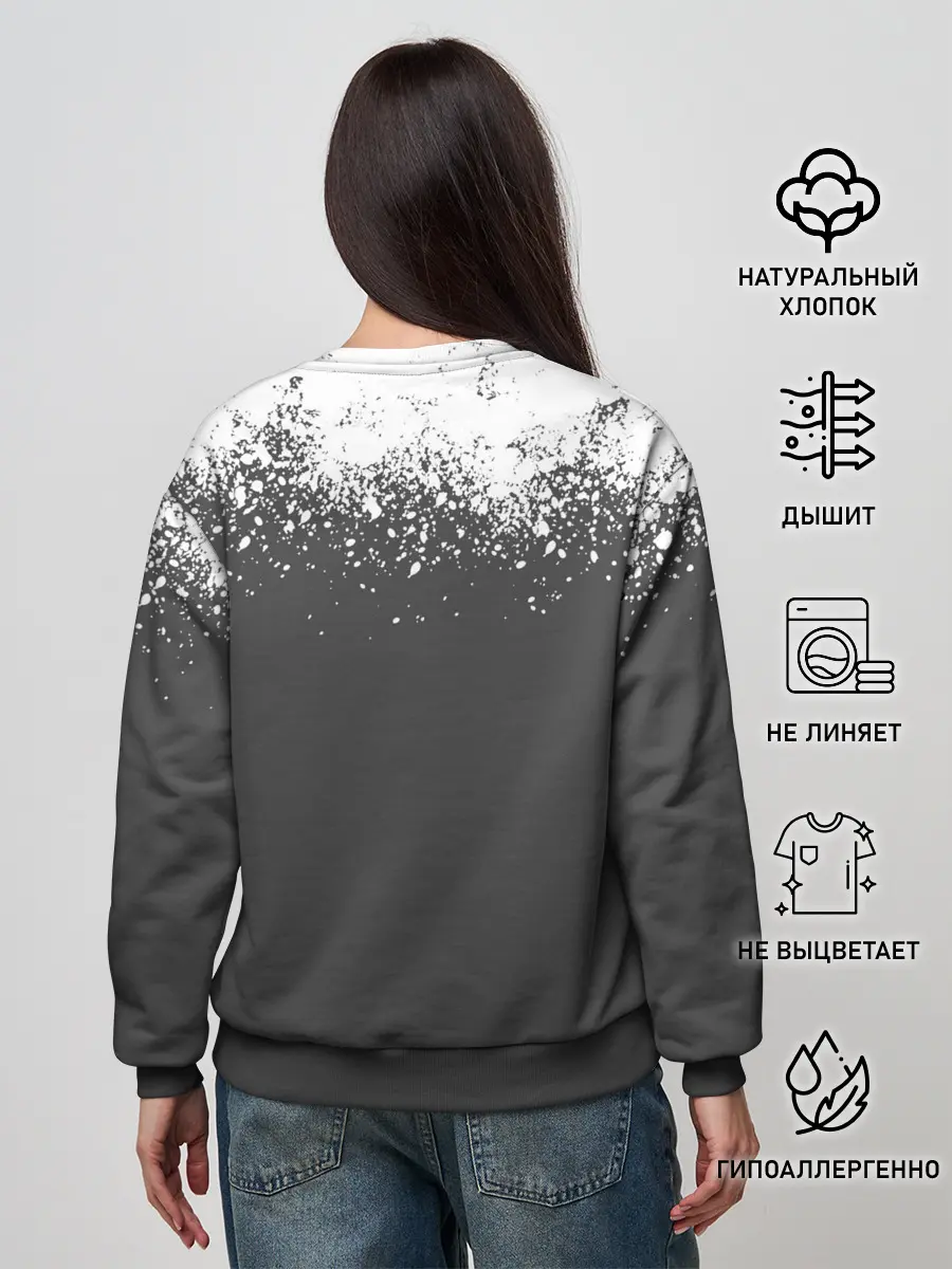 Женский свитшот / КТО КРЕСТ | ИГРА В КАЛЬМАРА