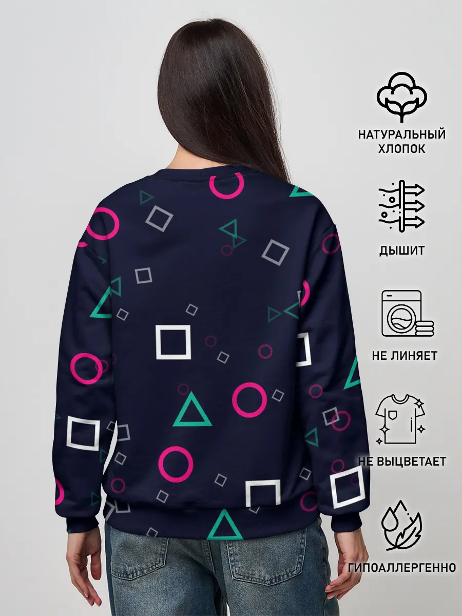 Женский свитшот / 456 | ФИНАЛ | ИГРА В КАЛЬМАРА