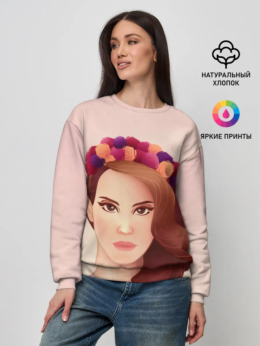 Женский свитшот / Painted Lana
