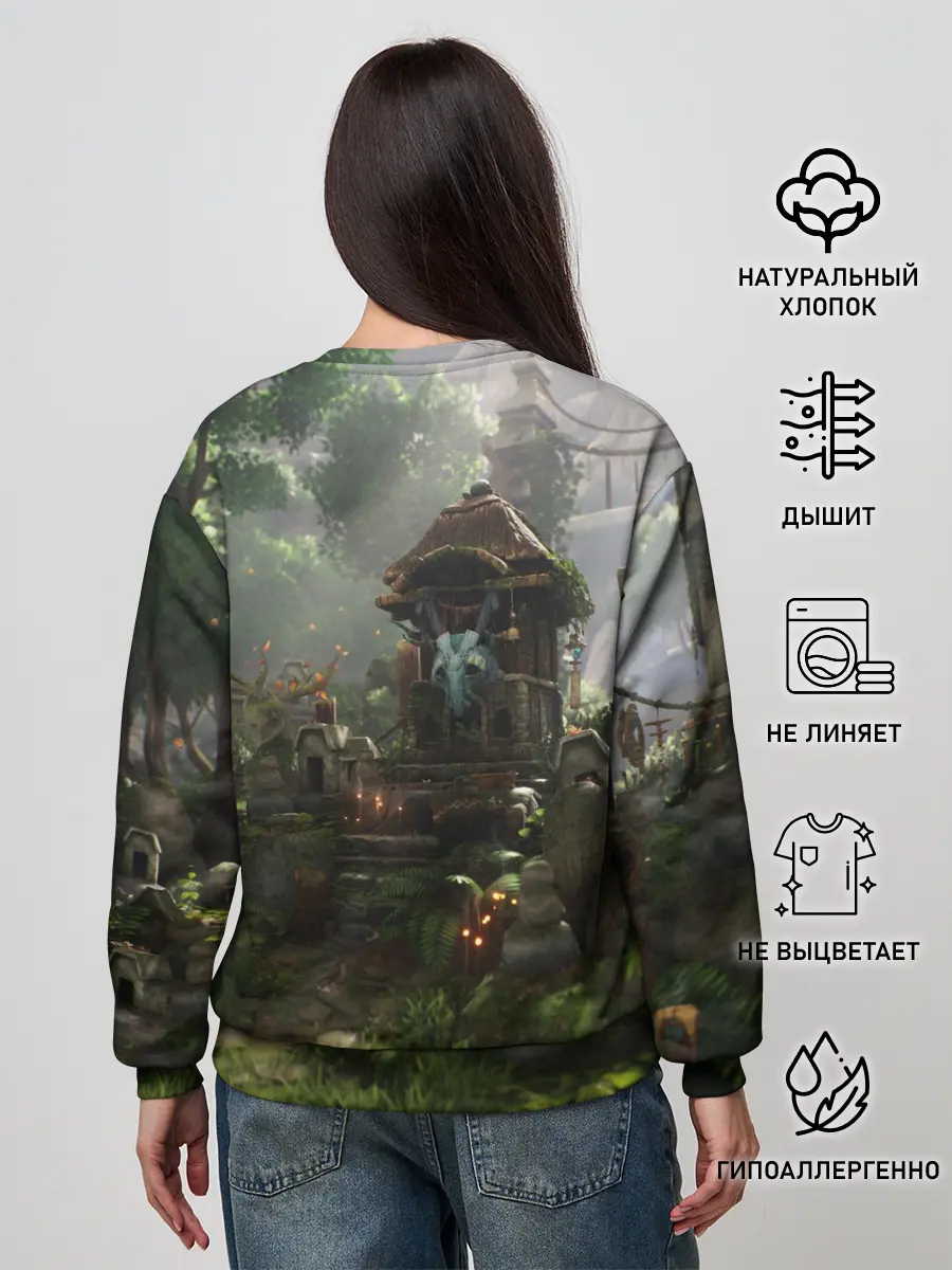 Женский свитшот / Кена и Мост Духов