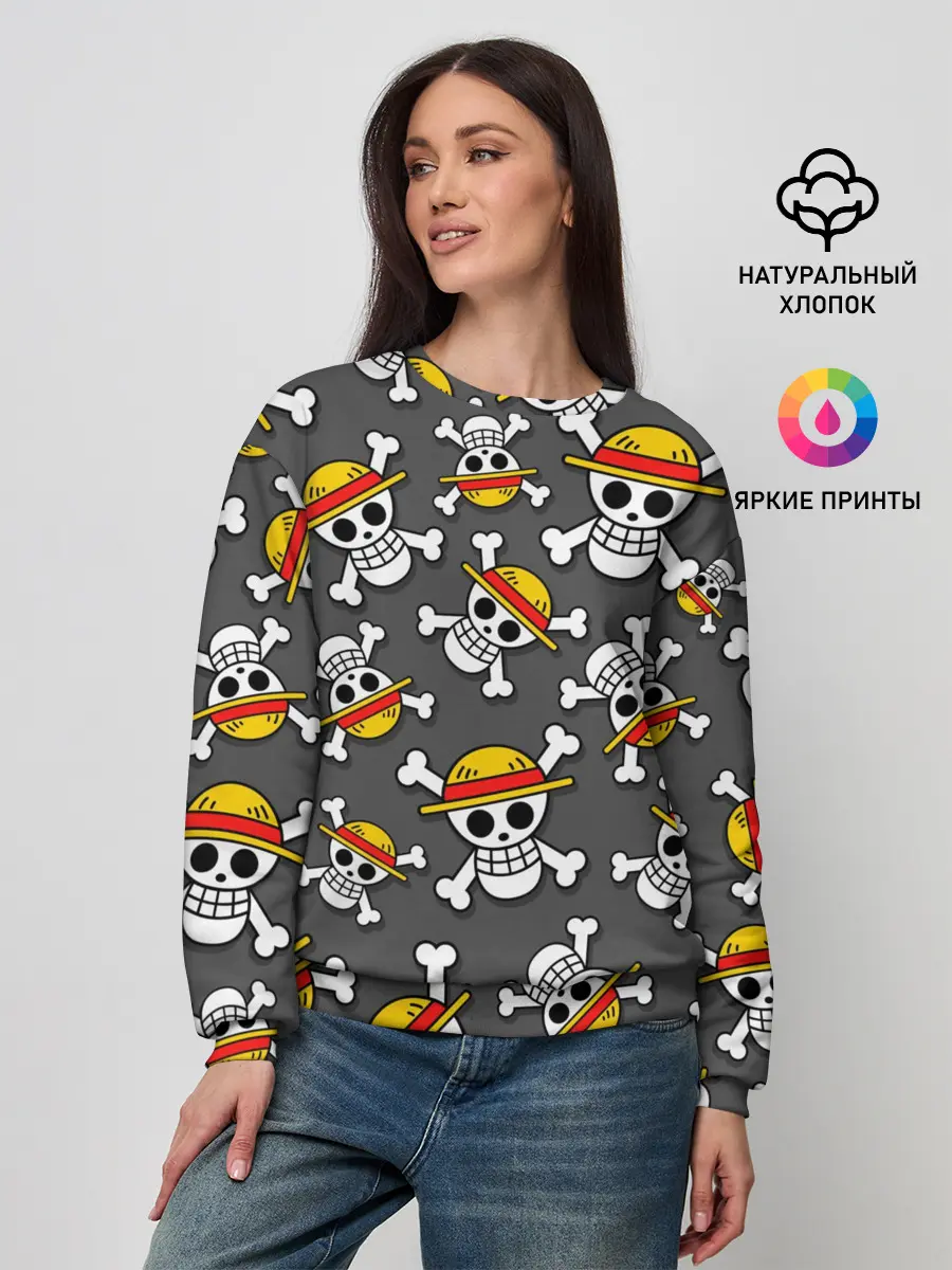 Женский свитшот / Ван-Пис, Мугивара