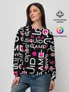 Женский свитшот / SQUID GAME ЛОГО PINK