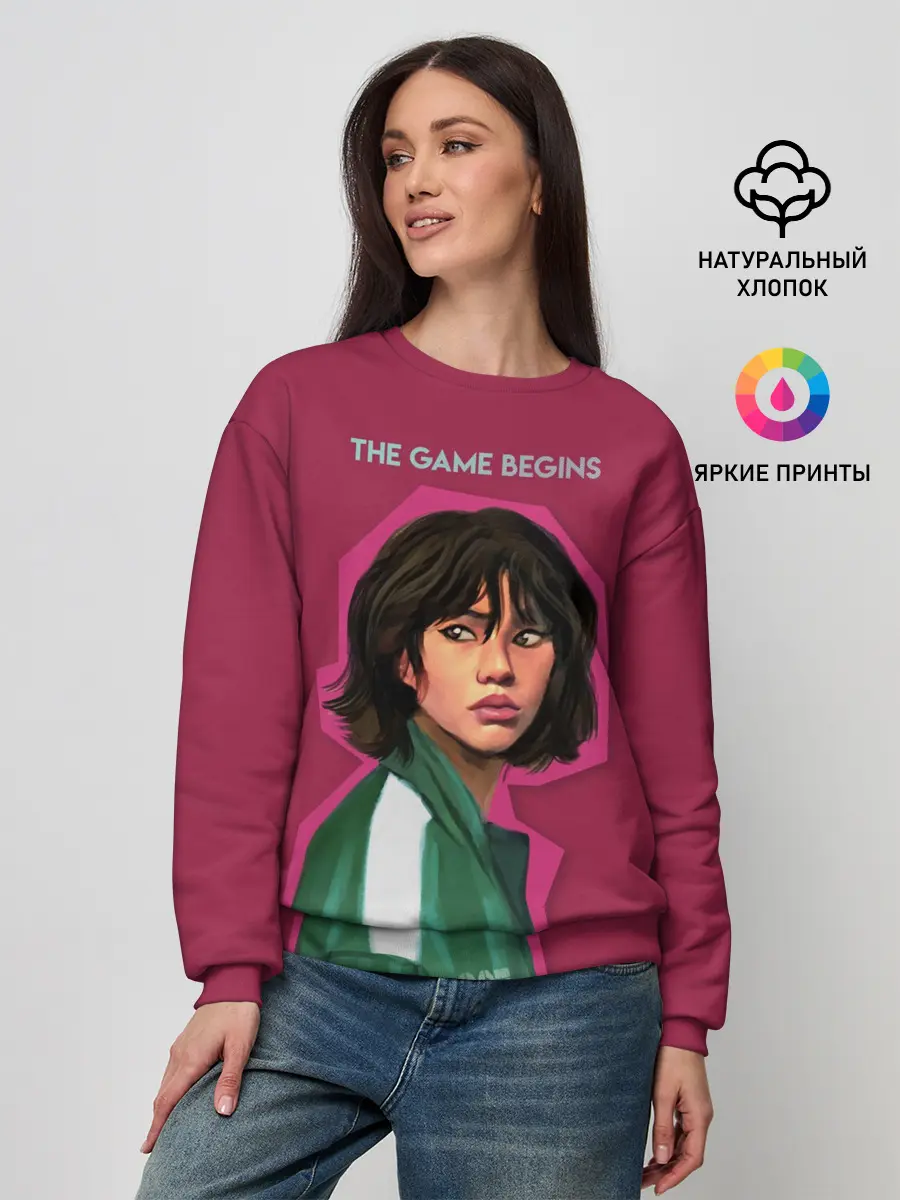 Женский свитшот / Игрок Ojingeo geim.