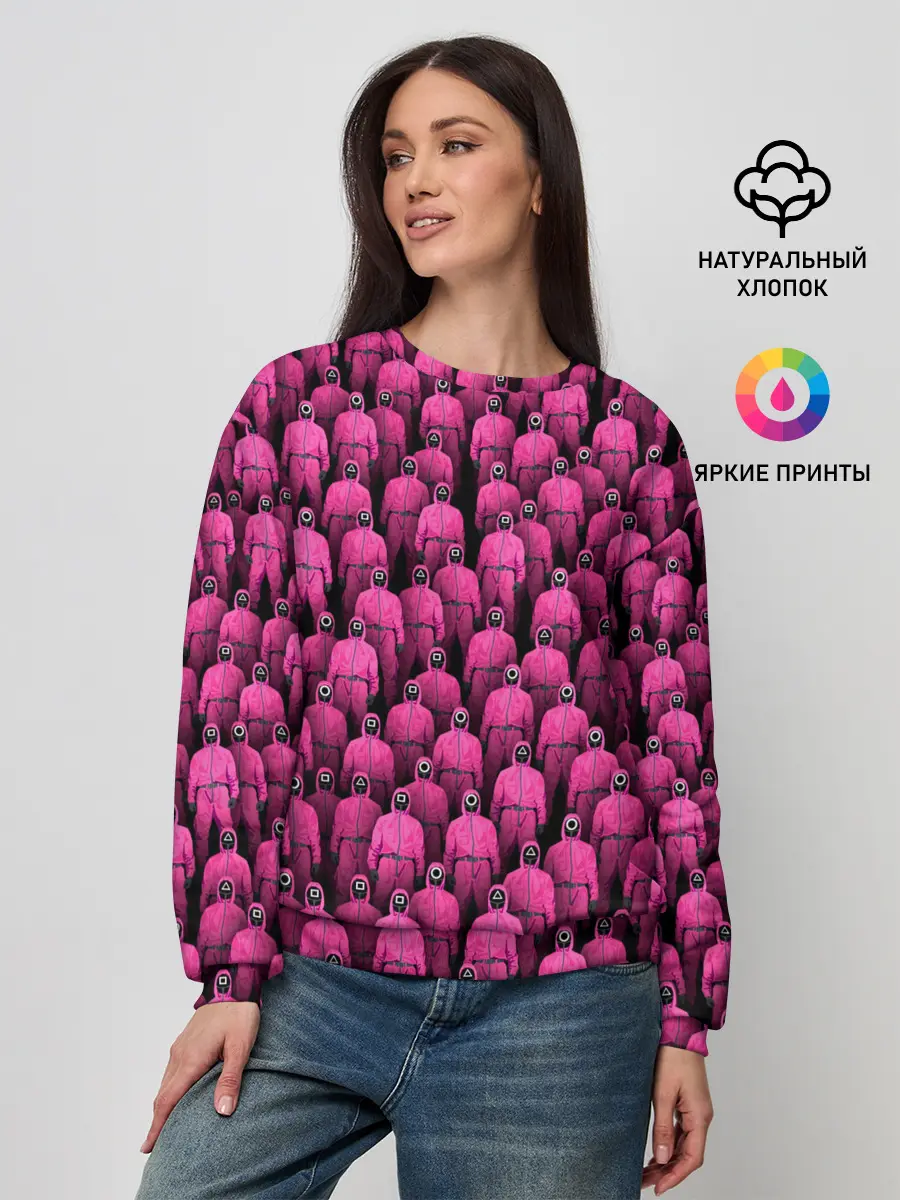 Женский свитшот / Охранники игры в кальмара
