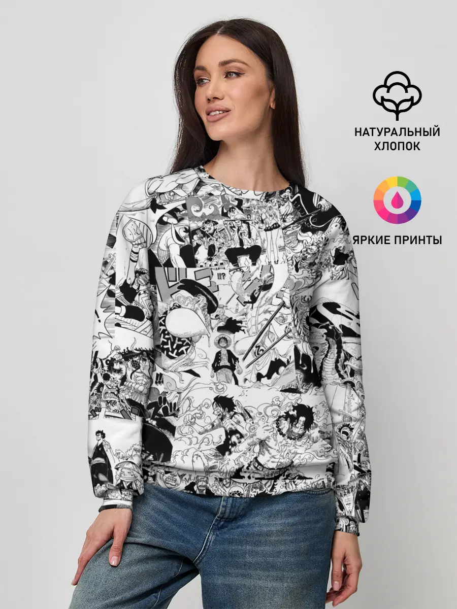 Женский свитшот / One Piece Манга страницы