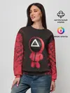 Женский свитшот / ИГРА В КАЛЬМАРА | СОТРУДНИК ТРЕУГОЛЬНИК