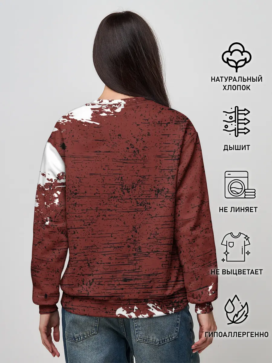 Женский свитшот / Слипкнот Гранж | Slipknot Rock Goat