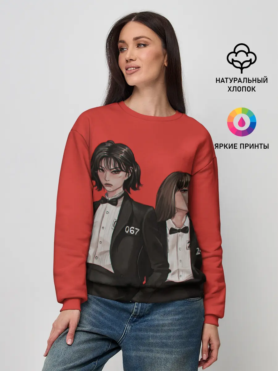 Женский свитшот / Стильные 067 и 240
