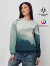 Женский свитшот / ДРАКОНЫ НАД ЛЕСОМ / DRAGON