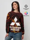 Женский свитшот / 3D плиты с подсветкой | Митсубиси