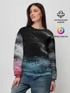 Женский свитшот / Распад красок