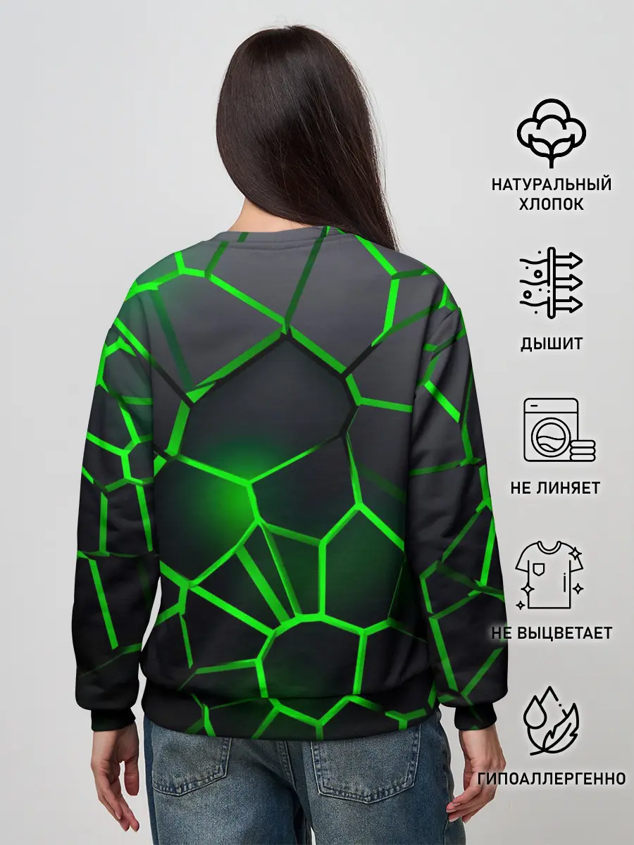 Женский свитшот / Skoda 3D плиты с подсветкой