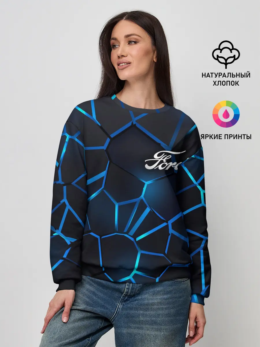 Женский свитшот / Ford | 3D плиты с подсветкой