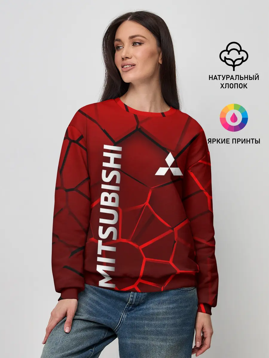 Женский свитшот / Митсубиси 3D плиты