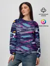 Женский свитшот / Космический абстрактный паттерн