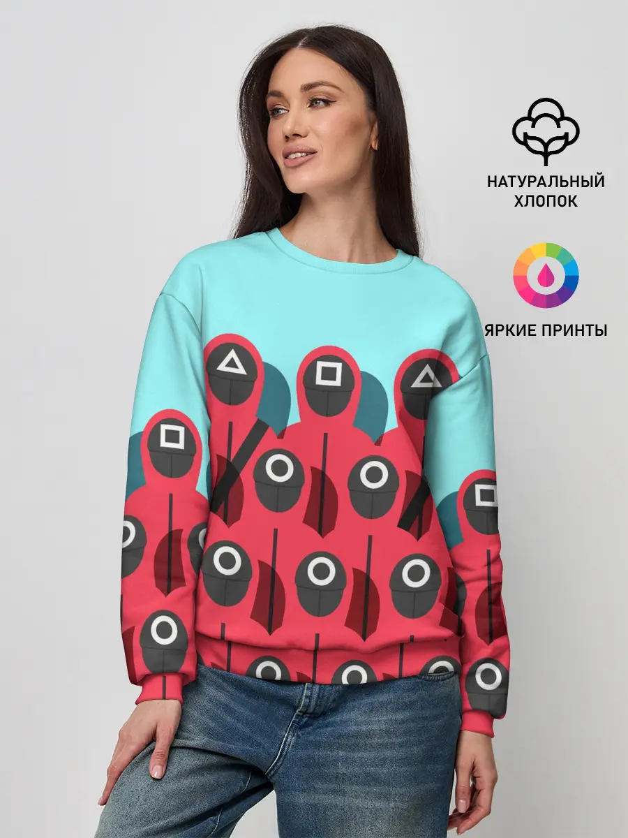 Женский свитшот / Охрана | Squid game