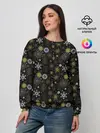 Женский свитшот / Зимние Узоры