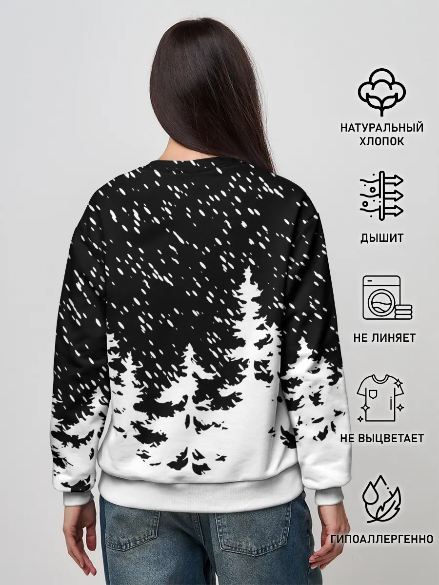 Женский свитшот / Тигр в красном