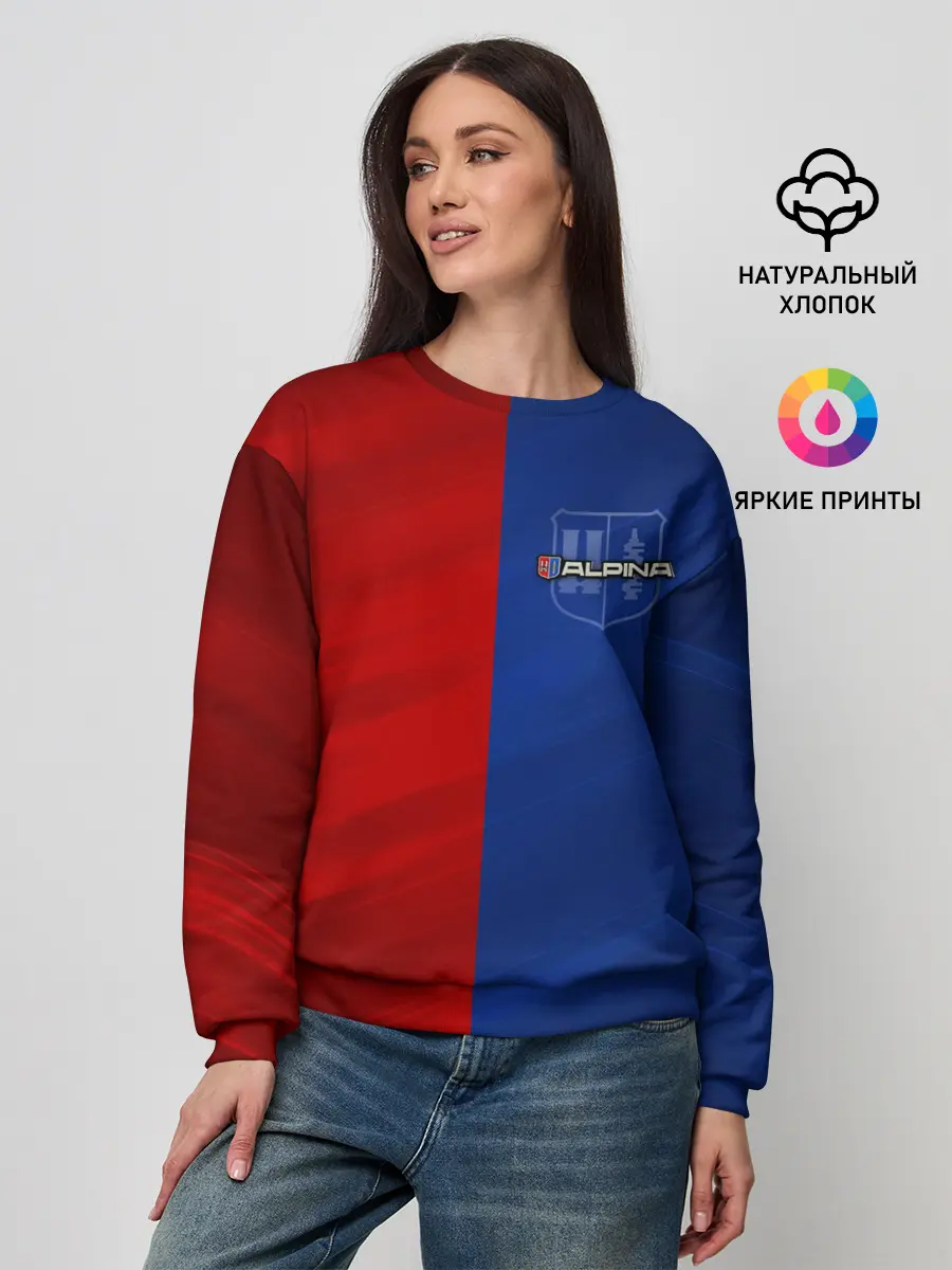 Женский свитшот / Логотип Alpina