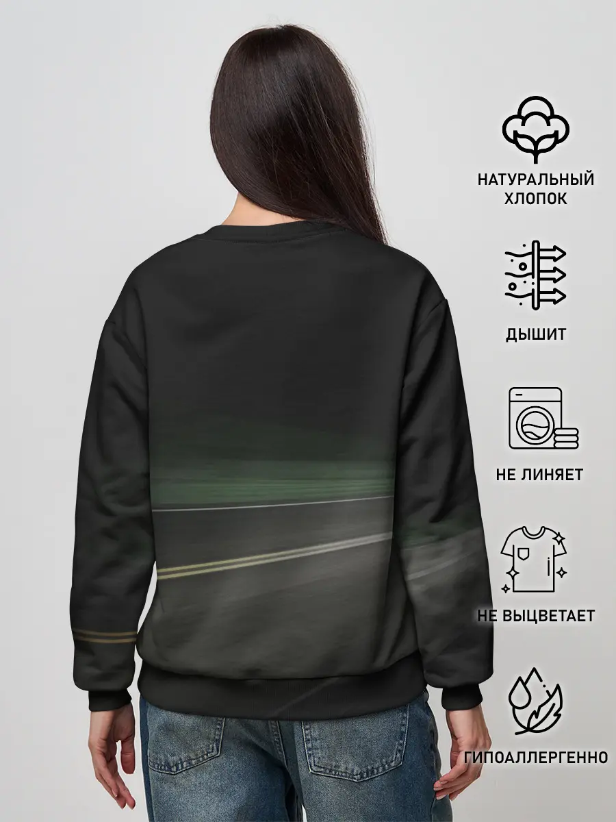 Женский свитшот / Alpina на дороге