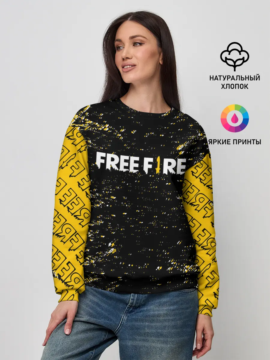 Женский свитшот / garena | free fire,