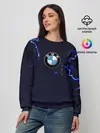 Женский свитшот / BMW разряд молнии.