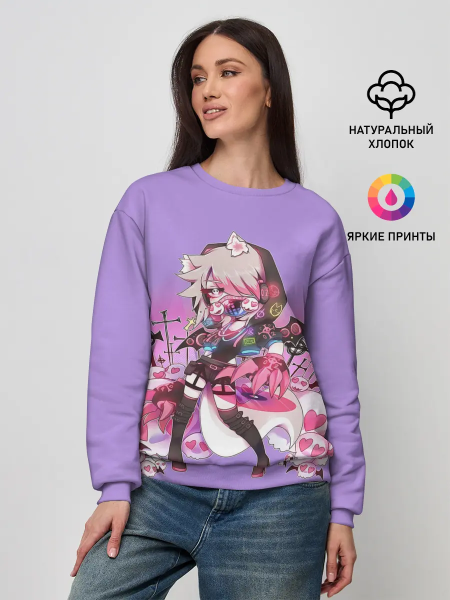 Женский свитшот / Gacha Club DJ Cry