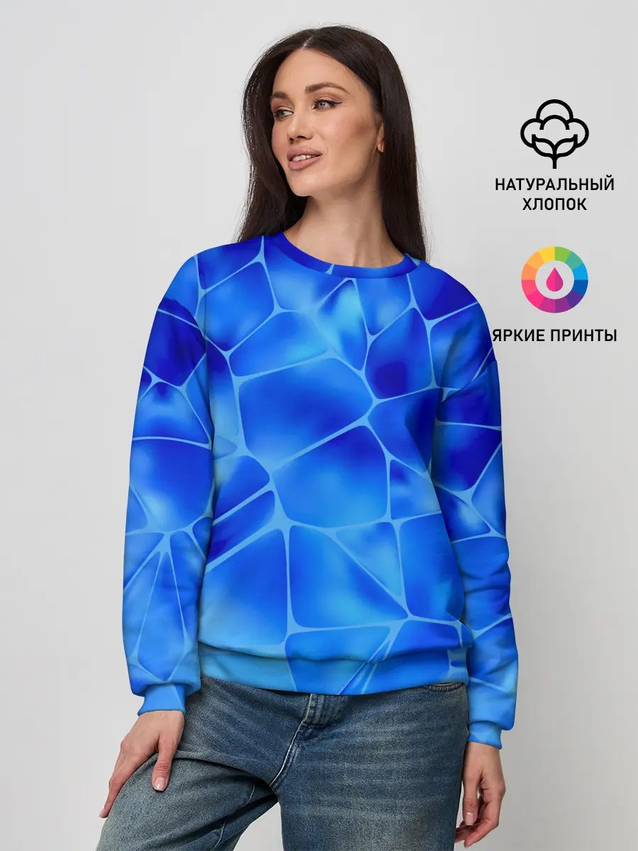 Женский свитшот / Ice Under Water