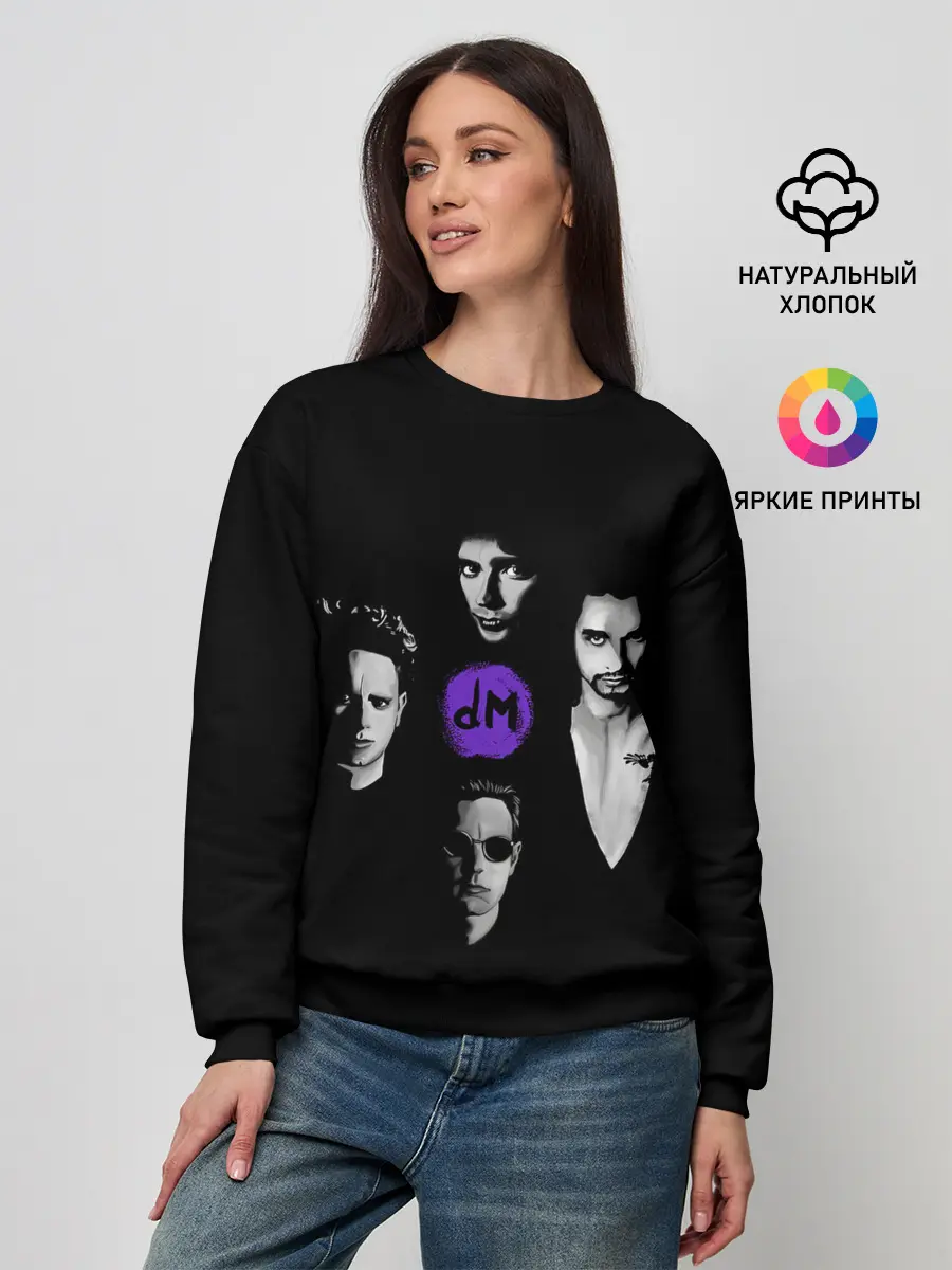 Женский свитшот / Depeche mode band