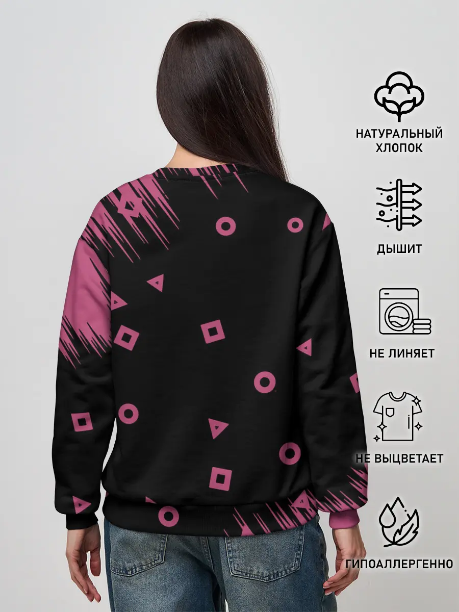 Женский свитшот / Игра в кальмара | КАЛЬМАР,