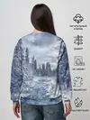 Женский свитшот / СНЕЖНЫЙ ПЕЙЗАЖ