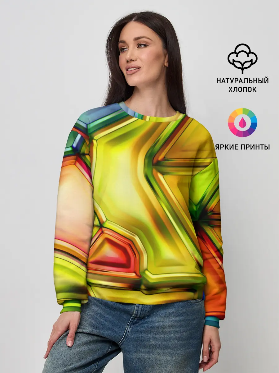 Женский свитшот / Абстрактная абстракция