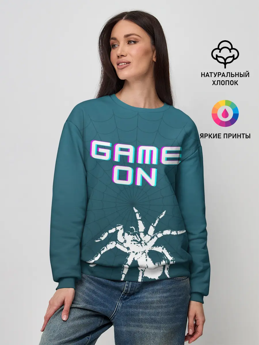 Женский свитшот / Игра продолжается