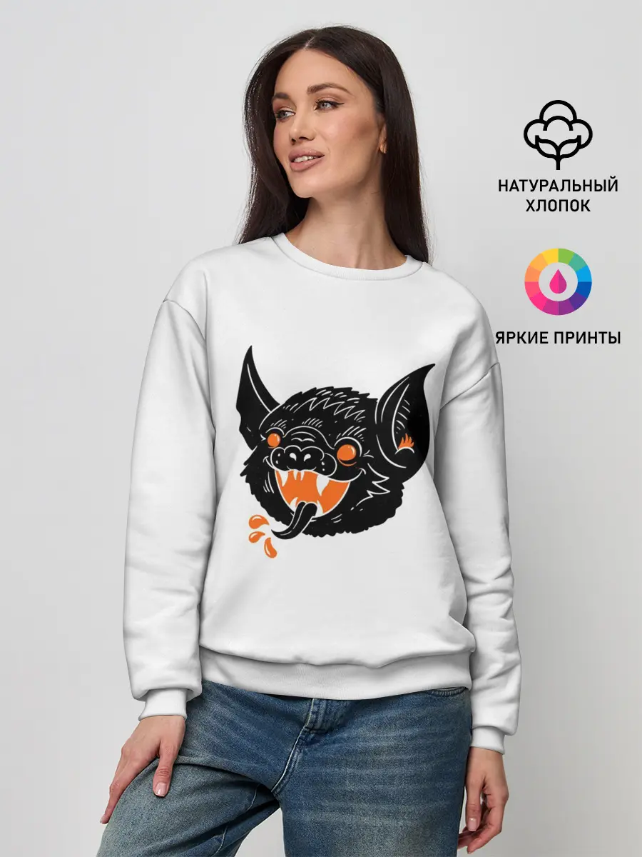 Женский свитшот / Черная Летучая Мышь