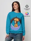Женский свитшот / Мэй с дельфином
