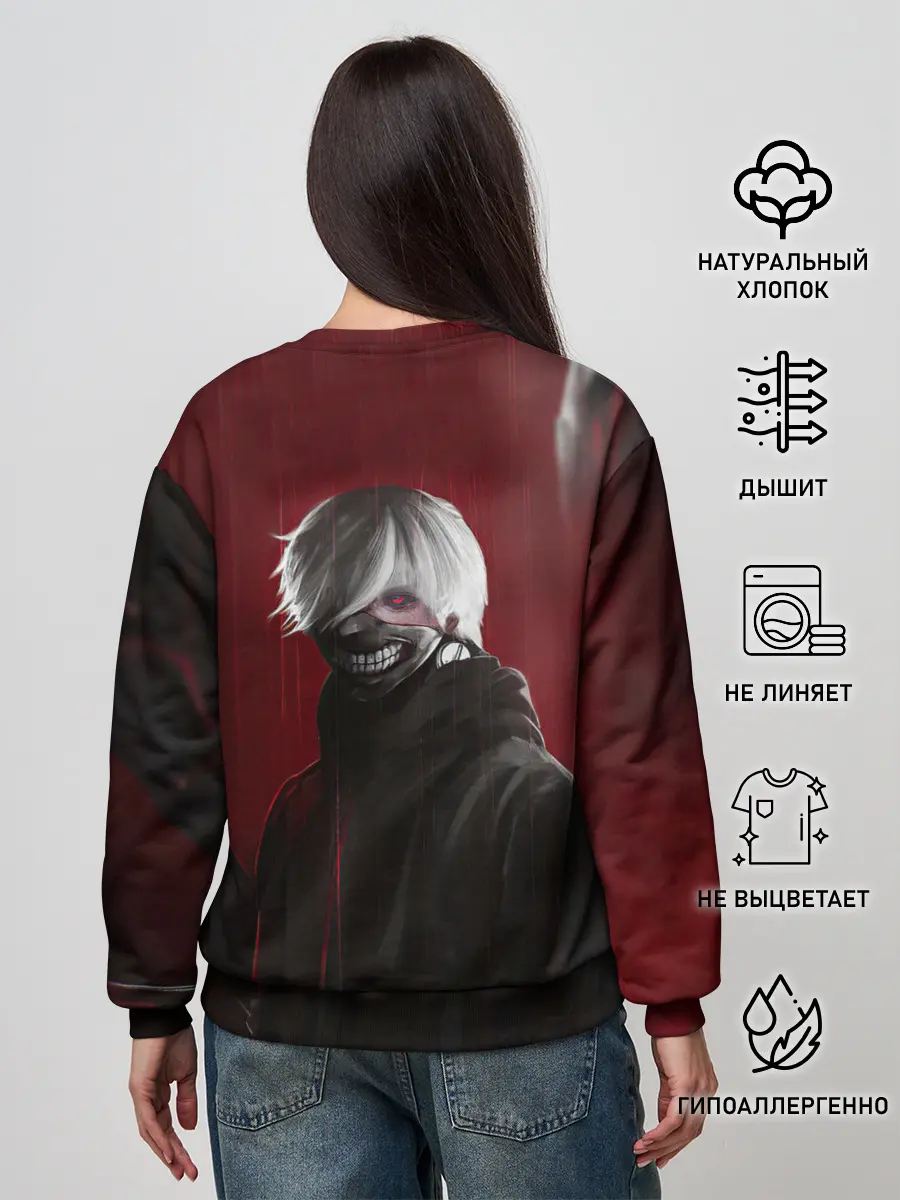Женский свитшот / TOKYO GHOUL | ТОКИЙСКИЙ ГУЛЬ ЩЮПАЛЬЦА