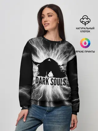 Женский свитшот / dark souls remastered,