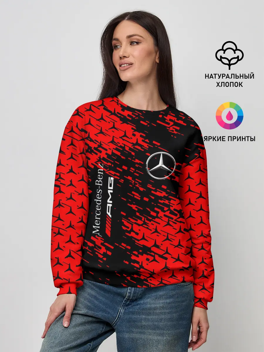 Женский свитшот / Merсedes.