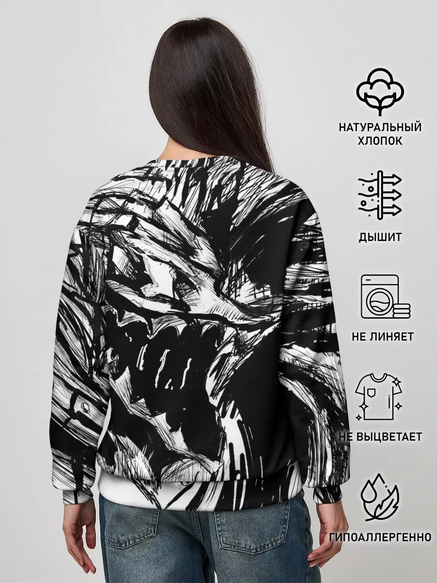 Женский свитшот / БЕРСЕРК РИСУНОК | BERSERK