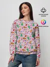 Женский свитшот / Новогодние Зверюшки