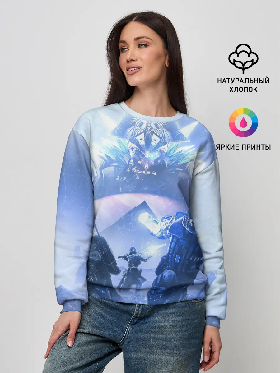 Женский свитшот / DESTINY 2 ЛЕДЯНОЙ МАРС / СТРАЖИ