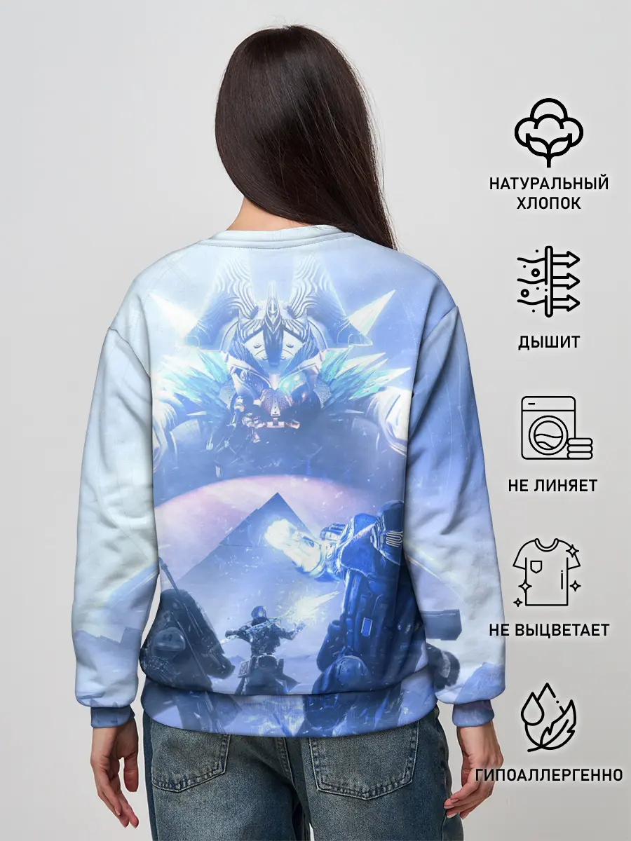 Женский свитшот / DESTINY 2 ЛЕДЯНОЙ МАРС / СТРАЖИ