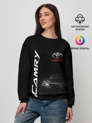 Женский свитшот / Черная Тойота Камри