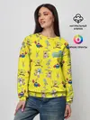 Женский свитшот / SpongeBob pattern