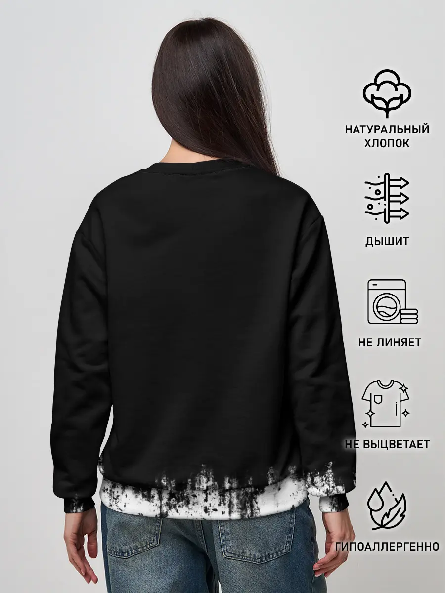 Женский свитшот / GHOSTEMANE Hip-Hop Grunge | Гостмейн