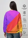 Женский свитшот / РАДУЖНАЯ ГЕОМЕТРИЯ / RAINBOW GEOMETRY