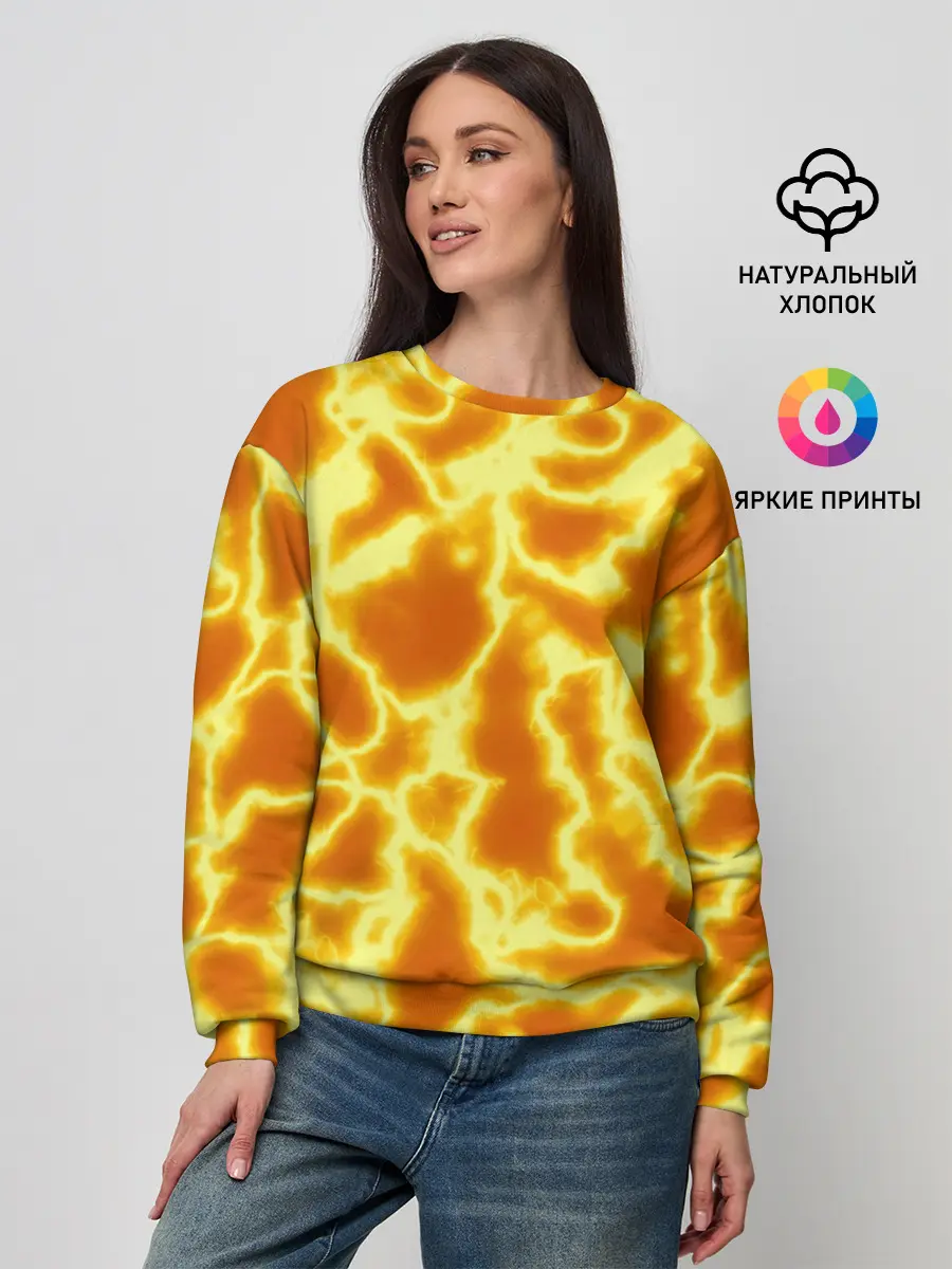Женский свитшот / Огненная вспышка