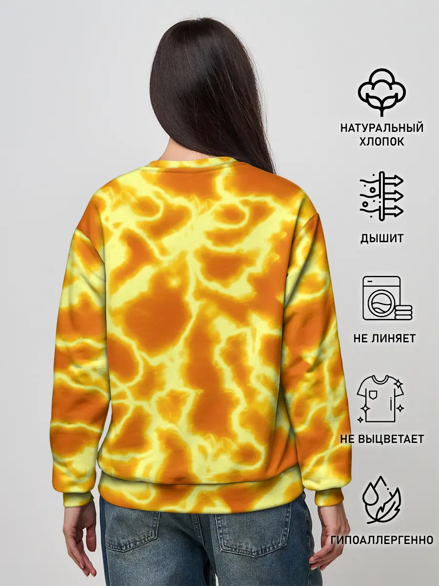 Женский свитшот / Огненная вспышка